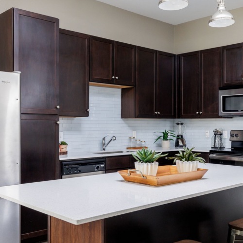 Spacious kitchens with thoughtful details