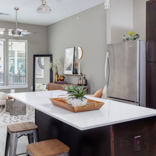 Beautiful living spaces with natural lighting