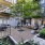 Large patio with seating 